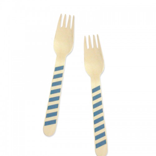 Fork - Stripe Royal Blue